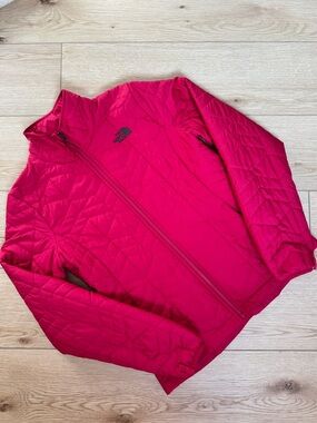 the north face | pink tamburello quilted puffer jacket size small